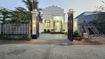 9 CHỦ BÁN NHÀ MỚI 100% KIỂU TÂN CỔ ĐIỂN 100M2 ĐƯỜNG XE 6T THÔNG