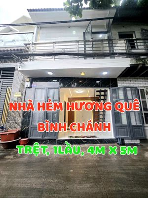 Nhà đẹp, cho vợ chồng trẻ - Hẻm Hương Quê (5m). Nhà 1trệt, 1lầu, 4mx5m