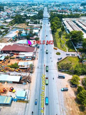 BÁN GẤP MẶT TIỀN QK1K 196,5M2 CẠNH CHỢ HOÁ AN