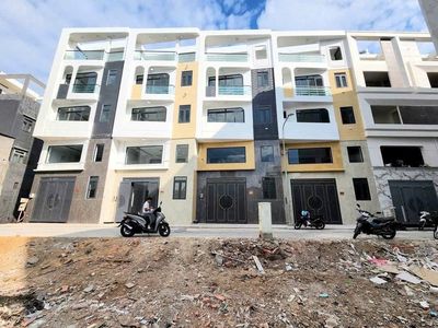 Bán nhà mới đường Tỉnh Lộ 10 (5,5m*10m- 5 Lầu) hẻm 7m kế chợ Cây Da Sà