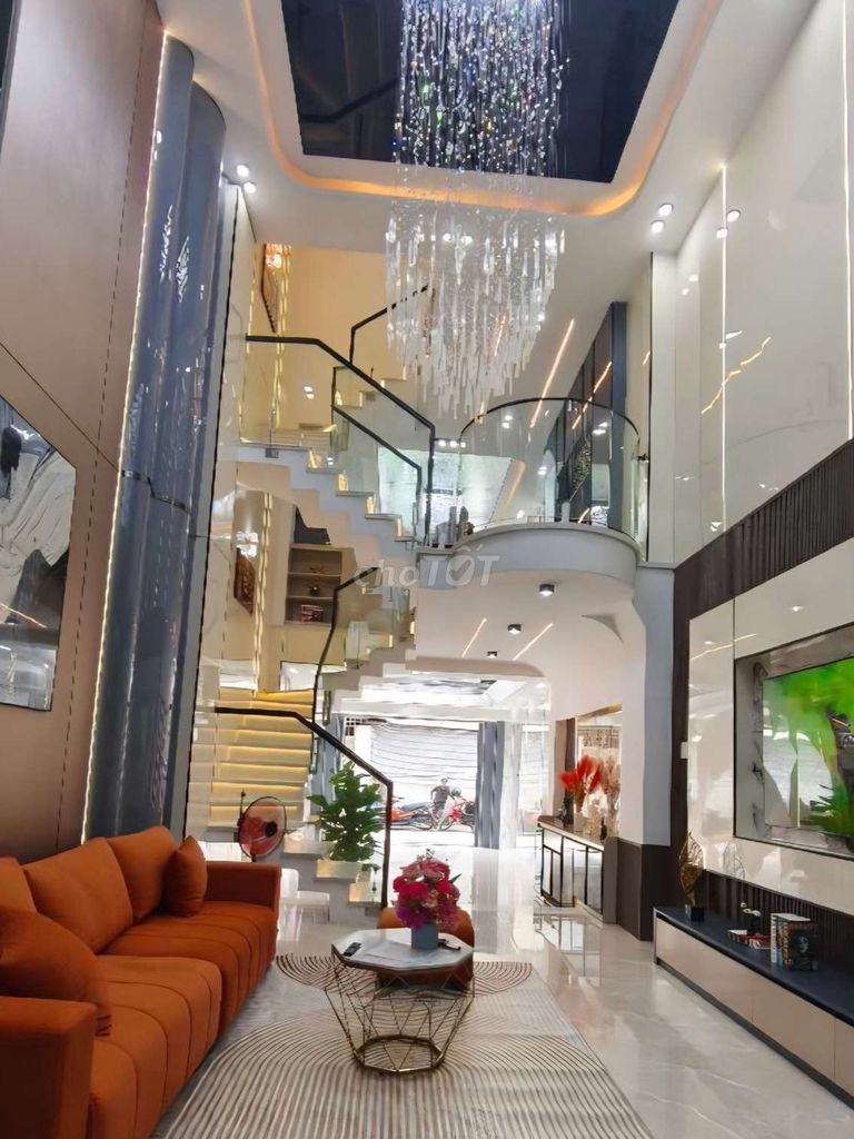 CHÍNH CHỦ BÁN NHÀ 5 TẦNG MỚI ĐẸP AN PHÚ ĐÔNG 