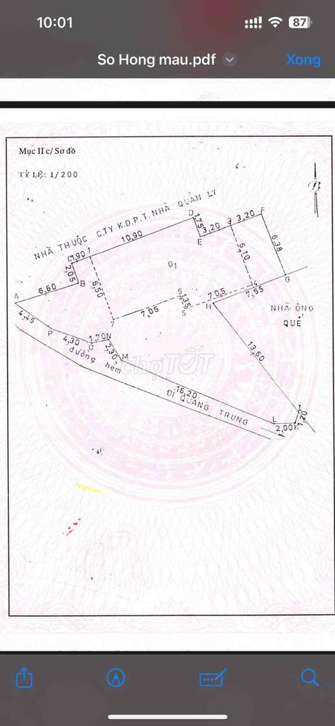 BÁN NHÀ sau UBND phường Lâm Viên ( ĐÀ LẠT)  Diện tích 278m2 100% đất đ