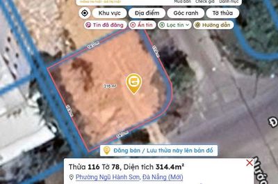 CHO THUÊ ĐẤT 300m2 2 MẶT TIỀN KHU NAM VIỆT Á