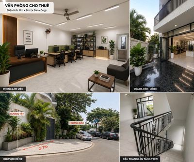 Văn phòng cho thuê Villa Thủ Thiêm mặt tiền 220m2