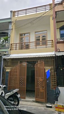 💫Cho thuê nhà 1trệt 1lầu 2pn 2wc 1bếp DT 4x12 Hẽm xe tải thông