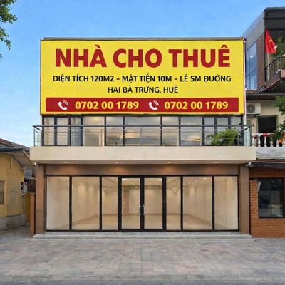 🔥 CỰC HIẾM - CHO THUÊ MẶT TIỀN 10M HAI BÀ TRƯNG - CHỈ 1 CĂN *** 🔥