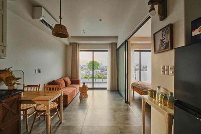 Căn Hộ 1PN Tách bếp Rộng 50m2 ngay Sân Bay - Cửu Long - Lam Sơn