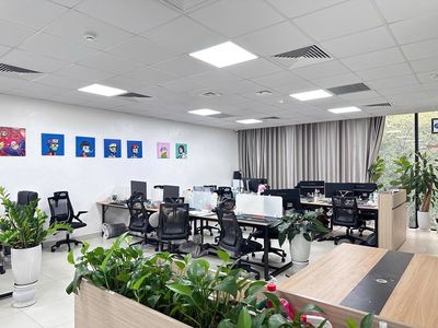 Cho thuê văn phòng Duy Tân - Cầu Giấy, DT 162m Chia  vách kính 3Phòng 