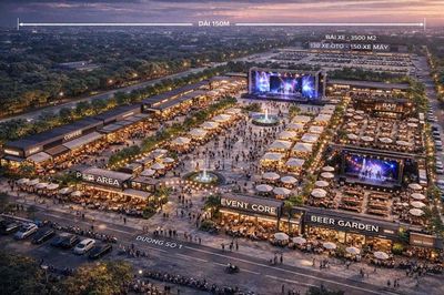 đất trong khu tổ hợp vui chơi giải trí, ăn uống dt từ 18-2000m