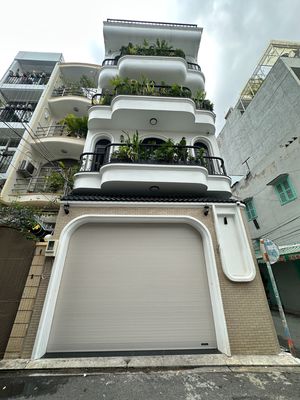 NHÀ ĐẸP 2 MẶT TIỀN-491E Huỳnh Văn Bánh P.13 Q.PN-5x18m 360m sàn 4 tầng