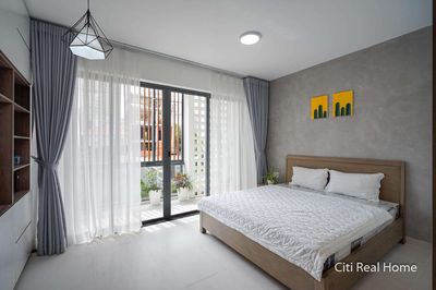 STUDIO BAN CÔNG, FULL NỘI THẤT, KHÔNG BỊ NGẬP