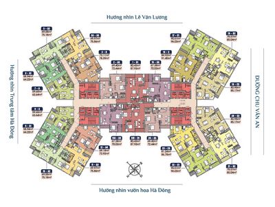 Căn hộ 3 PN tầng trung đẹp tại Dự án Samsora Premier 105