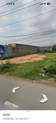 cho thuê đất mặt tiền đường QLN2 Long An