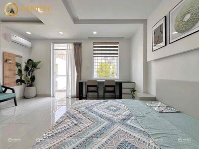 1PN TÁCH BẾP BAN CÔNG ĐẦY ĐỦ NỘI THẤT NGAY AEONMALL - HƯƠNG LỘ 3