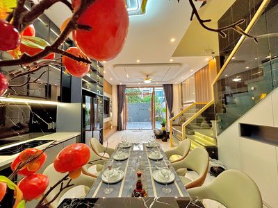  NHÀ MỚI XÂY 3 TẦNG LUXURY  ĐƯỜNG 7,5M  GẦN SIÊU THỊ AEON  HÒA XUÂN