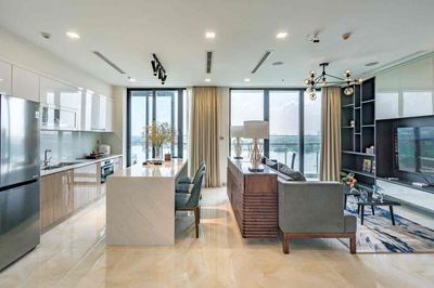 Căn hộ 3phòng ngủ nội thất cao cấp Vinhomes Central Park