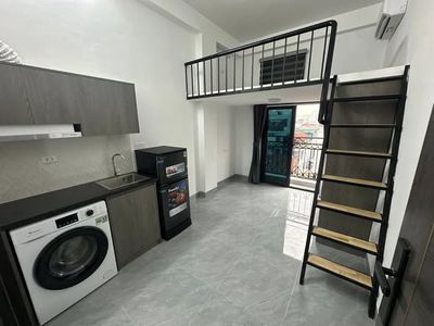Phòng trọ Quan Nhân Thanh Xuân ban công, máy giặt riêng