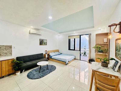 Căn hộ DV Tân Định Q1 ban công Thang Máy Hầm Xe