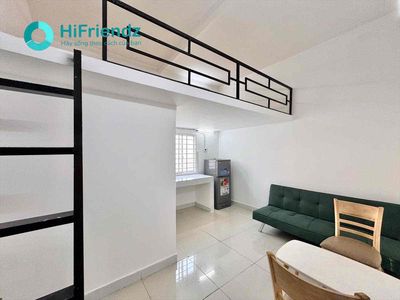 Căn hộ full nội thất có gác phù hợp ở 3-4 bạn Q8
