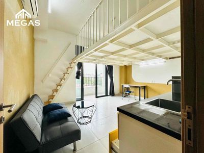 Căn hộ gác ban công siêu rộng gần tăng nhơn phú - võ chí công