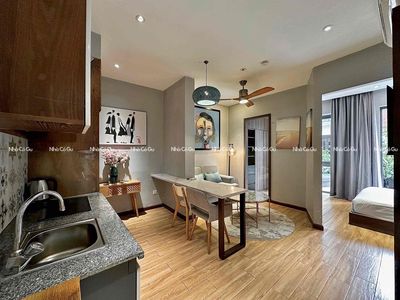 căn hộ 1pn sân vườn ngay sân bay - chỉ tính điện - full nội thất