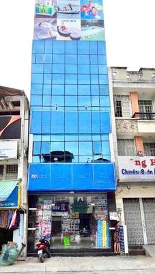 NHÀ MẶT TIỀN ỐP KÍNH KHU ĐƯỜNG D , Q-BÌNH THẠNH - 6 Tầng - Thang máy