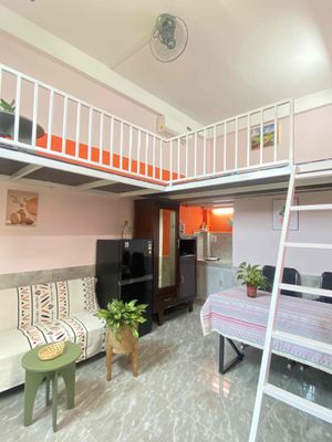 Phòng gác lửng full nội thất, sát trường Đại học bách khoa