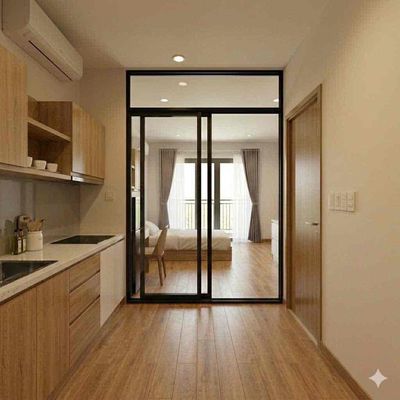 Căn hộ 1PN Thiết kế sang trong tiện nghi mới xây Full nt