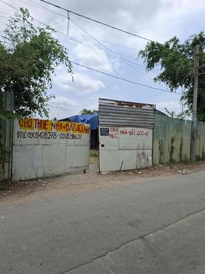 cho thuê nhà và đất 400m2 mặt tiền đường 12m