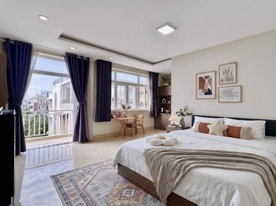 Căn hộ full nội thất cao cấp BAN CÔNG ngã 4 Phú Nhuận, chợ Bà Chiểu