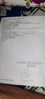 Bán nhà mặt tiền đường ven bãi tặng đất trồng cây sau nhà 1000m