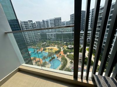 Cho thuê căn 2PN 2WC 86m2 full nội thất Diamond Centery view hồ bơi 