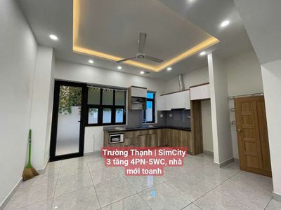 💎 (13tr) Nhà 3 tầng SIM CITY đường LÒ LU gần VinHomes | nội thất full