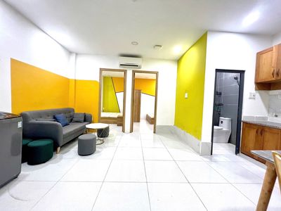 TRỐNG SẴN CĂN 2PN TÁCH BẾP, FULL NỘI THẤT NGAY NGUYỄN THỊ ĐỊNH - Q2