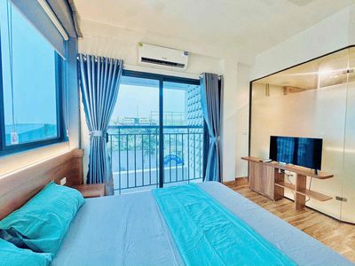 Căn hộ 1pn view hồ tầng cao full đồ cực đẹp - ngay Lotte Mall Tây Hồ