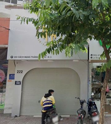 CHO THUÊ NHÀ MT 222 CMT8 Q3 DT 4x21m nở hậu 8m trệt 2 lầu giá 45tr