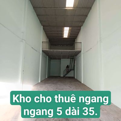 Kho Cho Thuê mặt t hẽm thông 5*35 Đường vĩnh Lộc B bình chánh tphcm