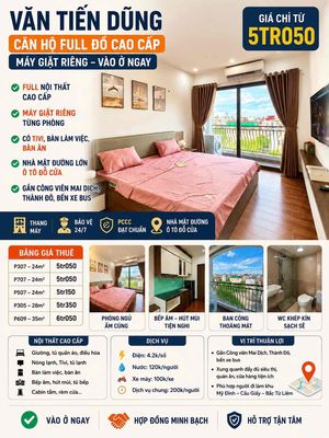 TRỐNG 1 PHÒNG NHÀ MẶT ĐƯỜNG Ô TÔ ĐỖ CỬA VĂN TIẾN DŨNG HỒ TÙNG MẬU
