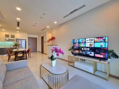 CHO THUÊ 2PN VINHOMES NỘI THẤT ĐẸP