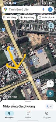 Cho thuê đất mặt tiền đường 5.5m. 400m2. Ở hòa xuân