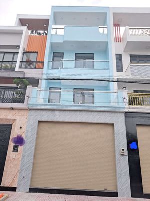 Nhà mới 100% trệt 3 lầu sân thượng đường số 10 KDC vĩnh lộc