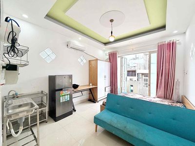 Thang Máy - Hầm Xe - Studio Balcon - Bàn Cờ Quận 3 - Full Nội Thất
