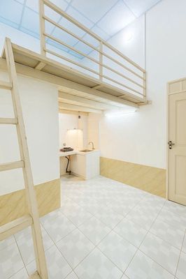 Phòng rẻ đẹp có gác, bếp, wc riêng gần trường ĐH Hutech ĐBPhủ P25 BT