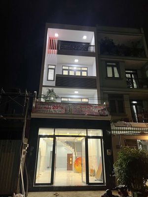 Nhà 1 trệt 2 lầu sân thượng đường số 12 KDC vĩnh lộc