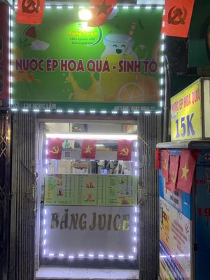 Cần sang nhượng cửa hàng nước ép hoa quả
