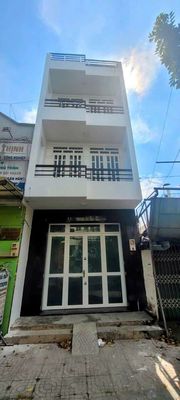 NHÀ NGUYÊN CĂN MẶT TIỀN LÊ THỊ RIÊNG. 1 TRỆT 2 LẦU, DT 4×18 CÓ 5PN
