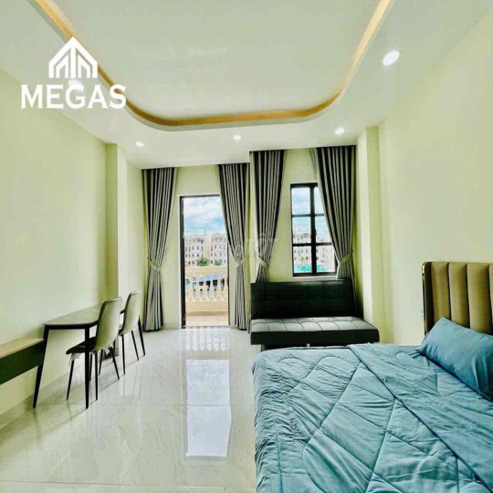 Căn Hộ Ban Công Mới Xây 35m2 Đầy Đủ Nội Thất Gần Cầu Sắt An Phú Đông