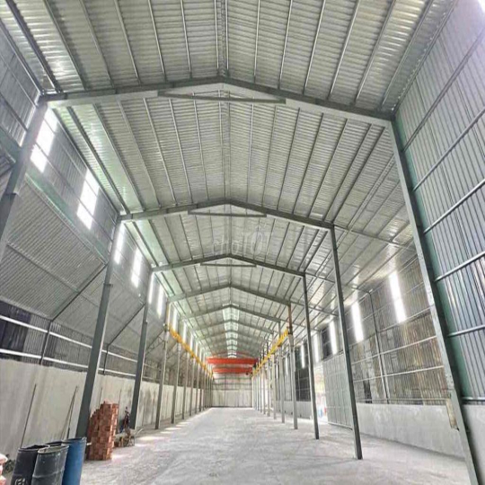 Cho thuê xưởng có sẵn cẩu trục 5T ,Trạm điện khủng