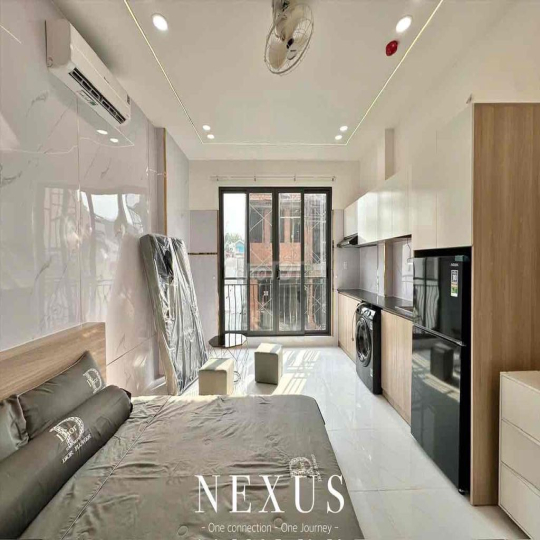 Khai Trương Căn Hộ_Studio_Full Nội Thất_ Ngay Cầu Vượt Hoàng Hoa Thám