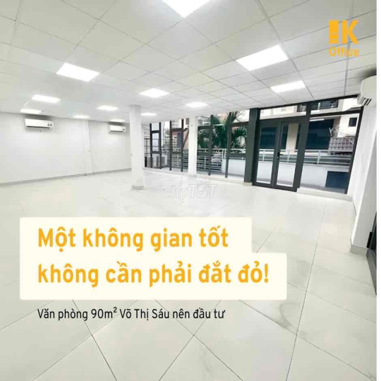 Hot - chính chủ VP 80m2 + 20m2 Ban công - Võ Thị Sáu Q3